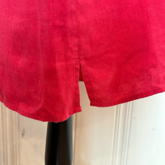NWOT Vibrant fuchsia pink BRAX linen dress - Picture 7 of 8